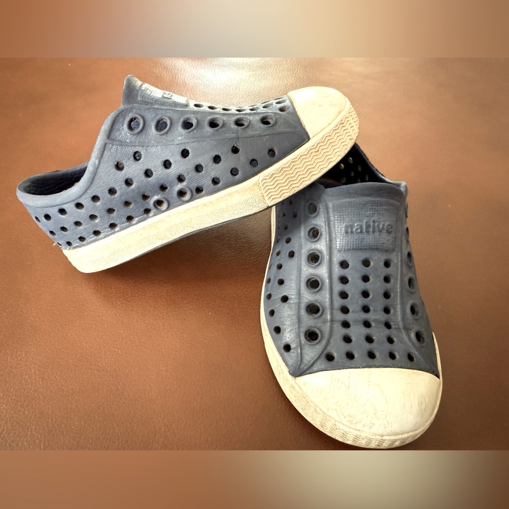 NATIVE Navy Jefferson Slip On Shoe Sandal Toddler 6